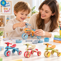 Modèle de mini-vélo d'équilibre à assembler soi-même, jouet pour enfants, 3 roues, jouets de construction STEM, jouets éducatifs Montessori, cadeau, ornement de bureau