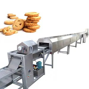 Linha de produção automática de biscoitos/máquina de fazer biscoitos duros/máquina de fazer biscoitos