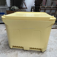 Glacière isotherme extra-large pour la pêche et le camping - Boîte de conservation au froid portable étanche