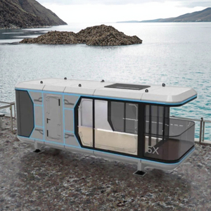 Maisons capsules préfabriquées en acier pour toute la maison - Design moderne, durables et écologiques, <span class=keywords><strong>camping</strong></span> de luxe - Product Image 3