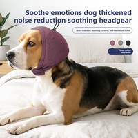 Masque auditif insonorisant pour chien, protection contre le bruit, anti-épouvante, anti-ronflement, en polyester, toutes saisons, style minimaliste