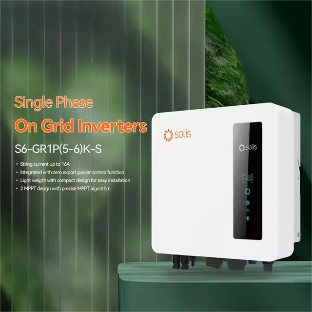 Solis S6-EH3P(12-20)K-ND-H Hybrid Inverter for Solar Systems 3-Phase String AC to AC On-Grid with 99.8% Efficiency