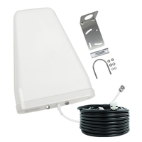 Amplificador de Señal Móvil GSM, Amplificador de Red 2G 3G 4G LTE Tribanda, Amplificador de Señal para Interiores, Oficina, Hogar, Alta Ganancia, Juego Completo