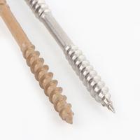 Sekrup Kayu Kepala Silinder Torx Drive Ujung Pemotong Berulir Ganda Self-Tapping Trailer Baja Tahan Karat 304 Sekrup Dek