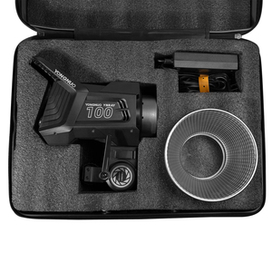 Yongnuo professionnel Audio Led vidéo lumière Ynray100 120w 2700-6500k Cob Bowens Mount App contrôle pour <span class=keywords><strong>Facebook</strong></span> Tiktok - Product Image 5