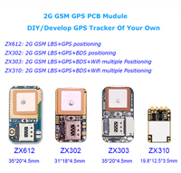 Chip Rastreador GPS GSM Micro ZX310, Rastreador GPS Ultra Mini PCBA Compatible con Nano Sim/ESIM + Antena GPS Externa