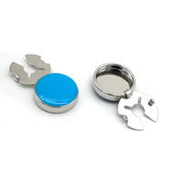 Nouveaux modèles de mode logo personnalisé boutons couverture couvercle boutons de manchette métal couvre bouton pour hommes