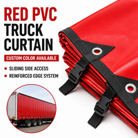 Bâche latérale de camion sur mesure, écologique, extérieure, en PVC imperméable 610-750 g/m² pour la protection des marchandises
