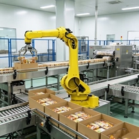 Bras de robot industriel à 6 axes KW1050B-2100, charge utile de 80 kg, portée de 2100 mm pour la manutention, la palettisation, le chargement et le déchargement