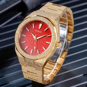 <span class=keywords><strong>Montre</strong></span> pour homme tendance et personnalisée, nouvelle tendance, luxe, poussière d'étoiles, logo personnalisé, ATM, étanche, acier inoxydable, quartz - Product Image 5