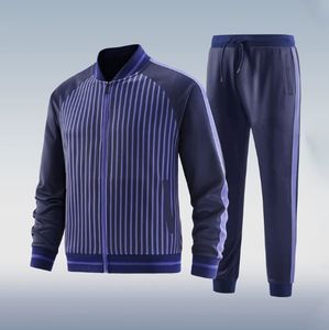 Pakaian Olahraga Pria Premium Musim Gugur Bahan Poliester Ringan Kerah Bulat Tahan Lama Nyaman Anti Guncangan Dapat Disesuaikan Elastis Cepat Kering - Product Image 2