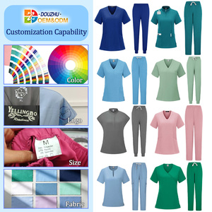 Uniformes Quirúrgicos para Hospital, Ropa <span class=keywords><strong>de</strong></span> <span class=keywords><strong>Trabajo</strong></span> para Médico, <span class=keywords><strong>Enfermera</strong></span>, Dentista, Invierno y Verano, Modelo Talla XL - Product Image 3