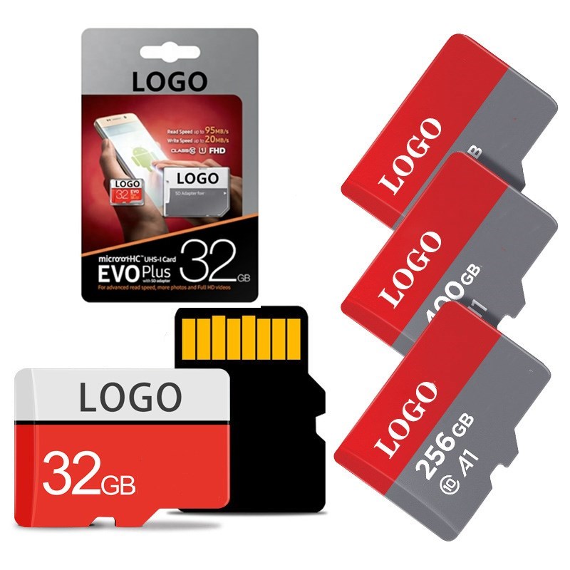 100% Original 8GB 16GB 32GB 64GB Memory Cards 128GB 256GB Micro TF SD Class 10 U3 A1 Memory SD Cards for Samsung phones