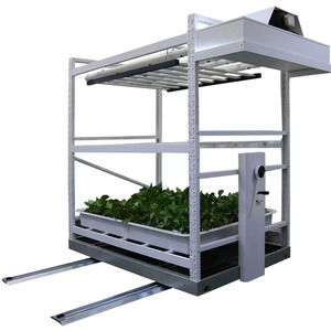 Cultication Large Mobile Microgreens Growing Rack Eficiente Agricultura de interior Invernaderos agrícolas Producto - Product Image 6