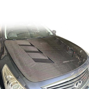 Capó de fibra de carbono para Infiniti G37 G25 Q40 de 4 puertas, kits de carrocería, piezas de automóvil - Product Image 3