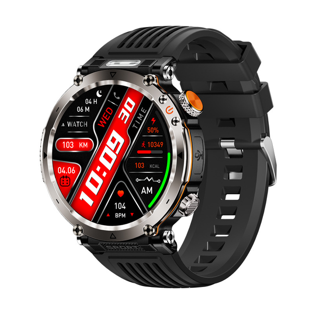 New HT30 Smart Watch 1.7 Inch IPS Screen 600mAh Battery IP68 Waterproof Heart Rate Health Monitoring Sports Smartwatch