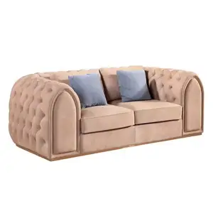 Italian Custom Living Room Sofa Luxury Matte Fabric Sofa Hotel Lobby Sofas 1 2 3 4 Seater Couch Living Room Furniture