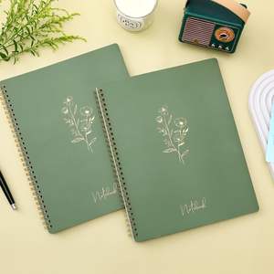 Cuaderno <span class=keywords><strong>de</strong></span> notas con encuadernación <span class=keywords><strong>de</strong></span> alambre verde para la universidad, cuaderno <span class=keywords><strong>de</strong></span> bolsillo, <span class=keywords><strong>de</strong></span> notas Bloc pequeño para el <span class=keywords><strong>hogar</strong></span>, escuela, oficina, accesorios <span class=keywords><strong>de</strong></span> viaje - Product Image 2