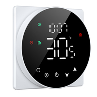Sistema Inteligente de Calefacción por Agua y Piso con WiFi Tuya, Material PC ABS, Pantalla Táctil Moderna para Hoteles y Salas de Estar, 230V