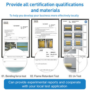 30 साल के जीवनकाल बांस की दीवार कला बाड़ पैनल राउंड डिजाइन वाटरप्रूफ कांडस प्लास्टिक सामग्री बाहरी होटल के उपयोग के लिए - Product Image 3