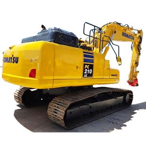 Excavatrice d'occasion d'origine japonaise Komatsu PC210 PC210LC de haute qualité, 20 tonnes, 21 tonnes, à vendre, avec brise-roche, certifiée CE - Product Image 1