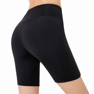 de <span class=keywords><strong>Yoga</strong></span> las mujeres Spandex botín grande pantalones cortos de gimnasio deporte corto de entrenamiento pantalones cortos - Product Image 3