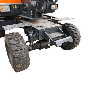 6 ton brand new DEVELON DX60w <b>wheel</b> excavator cheap price <b>small</b> earthmoving machinery for cheap sale - Product Image 5