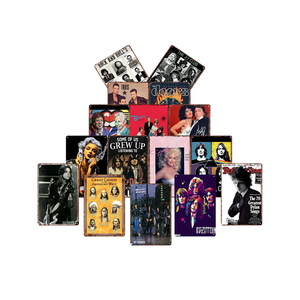 Cartel de estaño de <span class=keywords><strong>cantante</strong></span> de Rock Popular, placa Vintage, Pub, música, Bar, decoración de pared, placa de Metal, película Retro, impresión UV - Product Image 1