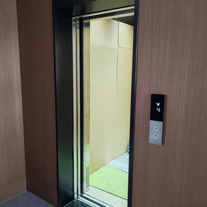 Ascenseur à tractions en verre pour escalier, porte automatique, ascenseur personnel 3 étages - Product Image 1