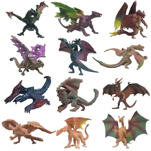 Jouets de simulation de dinosaures pour enfants Yongli, modèle de dragon à deux têtes, à dents de glace, volant, magique et solide - Product Image 1
