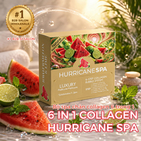 Koele Fruit Watermeloen Citroen Verse Bubbel Collageen Pedicure Producten Aangepaste Verpakking Luxe 6-Stappen Pedicure Set in een Doos