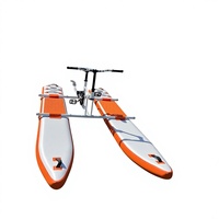 Vélo aquatique gonflable à pédales, bateau à pontons en PVC, kayak flottant pour la navigation sur lac, rivière, mer