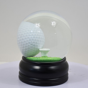 Divertido único personalizado resina deportes Golf nieve cúpula agua nieve bola cristal globo regalo espuma nieve globo - Product Image 4