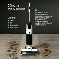 Aspirateur laveur de tapis sans fil 3 en 1 pour sols humides et secs, autonomie de 50 minutes, pour usage domestique