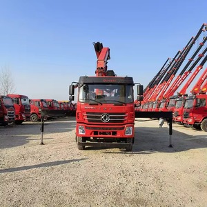 Camion grue à flèche pliante Dongfeng K5 6x4 12 tonnes, personnalisation disponible pour l'exportation, idéal pour la construction - Product Image 1