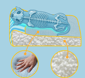 Coussin rafraîchissant pour chien en soie glacée, tapis d'été confortable pour animaux de compagnie, lit de couchage intérieur antidérapant pour chiens de grande, moyenne et petite taille - Product Image 2