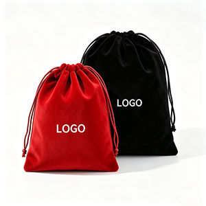 Wholesale Velvet Drawstring Storage <b>Bag</b> Custom Logo Soft Velvet Pouch for Jewellery <b>Gift</b> Candy <b>Wedding</b> Party Favor <b>Bag</b> - Product Image 4