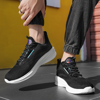 Sepatu Sneakers Pria Ukuran Besar Custom Pabrik 2025, Model Baru, Ringan, Bernapas, untuk Lari dan Olahraga