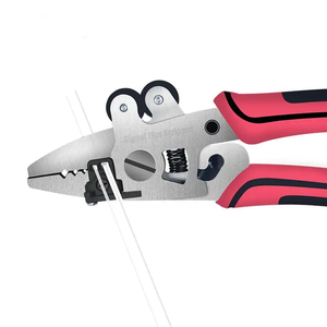 ZSQ 09 Herramienta de Fibra Óptica 9 en 1 FTTH, Alicates Pelacables de Tres Pinzas con Tijeras para Empalmadora Ai9 - Product Image 4