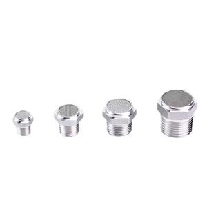 Dispositif de réduction du bruit en acier inoxydable 304 BSL à tête plate avec connecteur de silencieux pneumatique série BSLM - Product Image 1