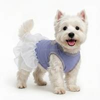 Elegantes Luxuriöses Modernes Hunde-Ballettkleid aus Baumwolle für Frühling und Sommer