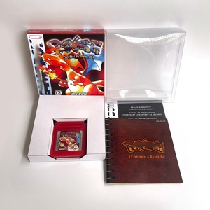 High Quality New Design Blue Crystal Gold Red Silver Yellow Holographic Metallic Foil Finish Wired <b>Game</b> Manual Box for Gbc - Product Image 6