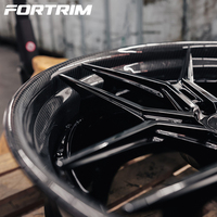 Roues en fibre de carbone chromées concaves forgées FORTRIM 5x114.3 5x112 5x130 19 20 21 22 24 26 pouces pour Audi A3 S6 A3 bmw F10 E90