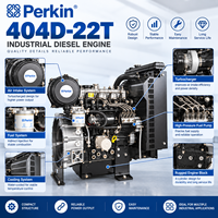 Moteur diesel turbo 4 cylindres Perkin 404D-22T d'origine, 36,3-45,5 kW, unité de puissance robuste pour pompe à eau industrielle, générateur