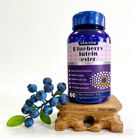 Tablet/Lembaran Lutein Ester Blueberry OEM/ODM, Suplemen Antioksidan untuk Kesehatan Mata, Kapsul untuk Perawatan Penglihatan, Suplemen Kesehatan