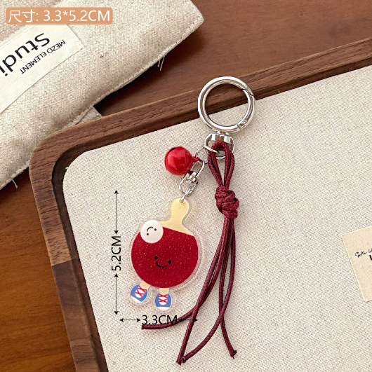 Joli pendentif boule - balle de ping-pong