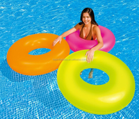 Équipement de jeu aquatique gonflable pour piscine, bouée de natation avec style sirène