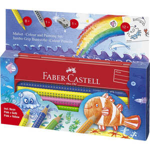 FABER CASTELL - JUMBO GRIP 5PZ LÁPICES DE COLORES - Product Image 1
