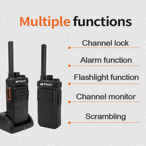 วิทยุสื่อสาร ETMY ET-599 แบบอนาล็อก UHF 16 ช่องสัญญาณ พร้อม VOX ชาร์จเร็วแบบ USB Type-C กำลังส่ง 3.7 วัตต์ ระยะ 0-3 กิโลเมตร แบตเตอรี่ลิเธียมในตัว - Product Image 3