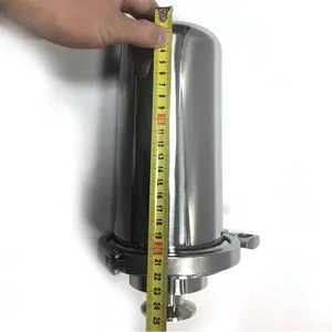 filtración tanque para cartuchos de filtro de vivienda SS 304 316L de núcleo único elemento Aire líquido cerveza filtros